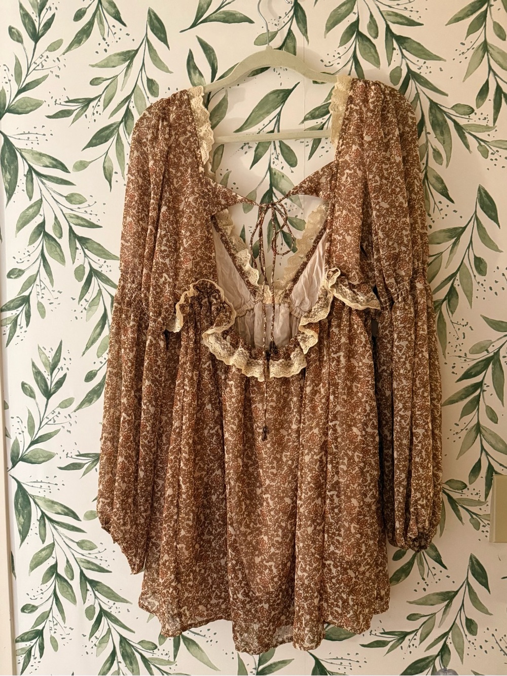 Free People “Pennie” Printed Babydoll Dress - Picture 2 of 8